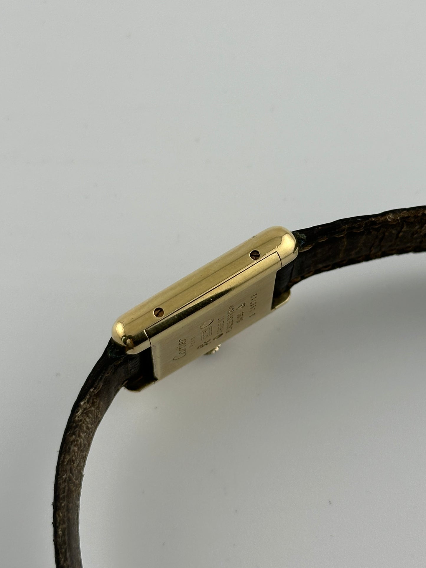 Cartier Must Tank Vermeil - Black 'Onyx' Dial