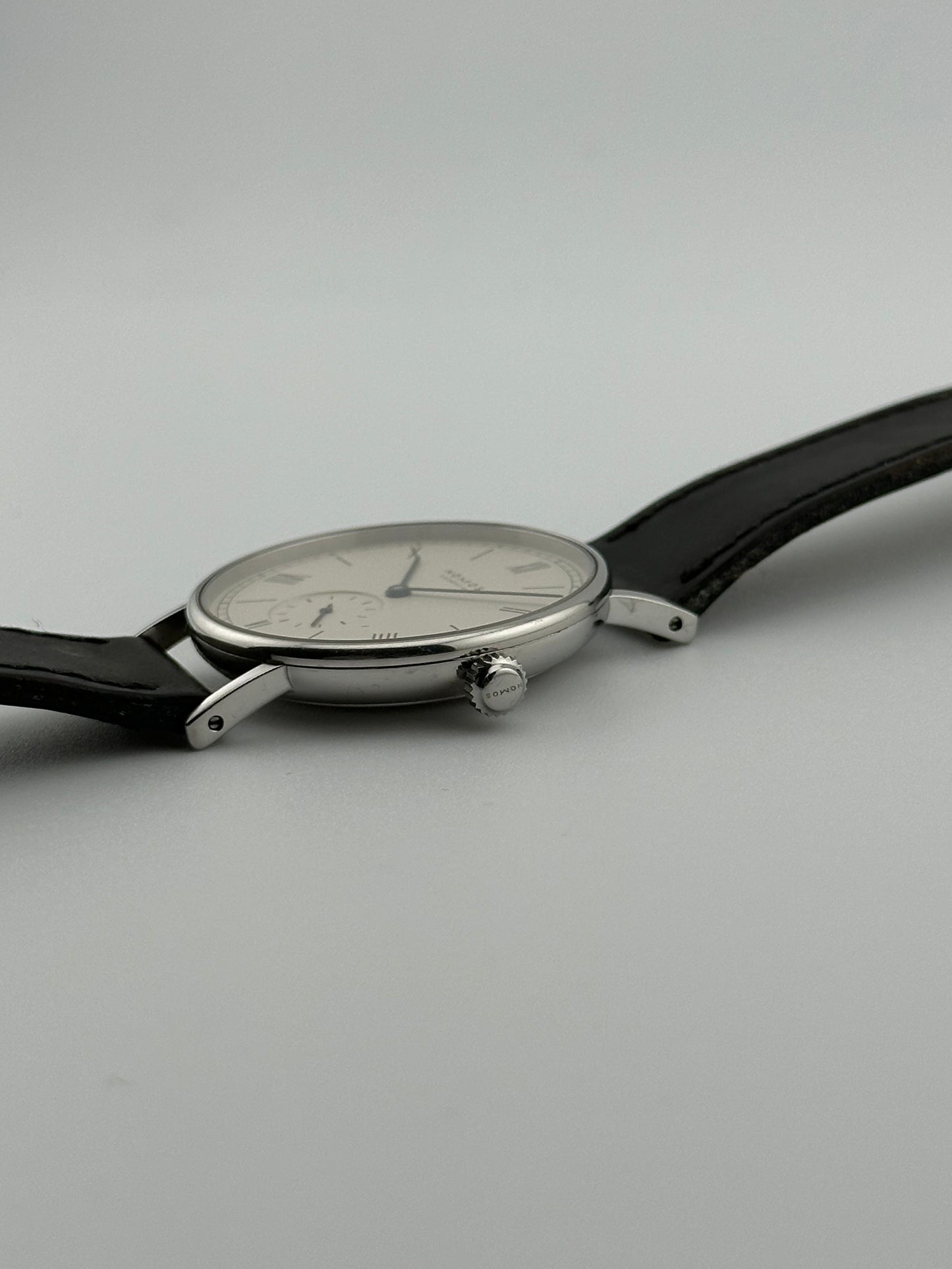 NOMOS Glashutte Ludwig Open Caseback - Cream Dial