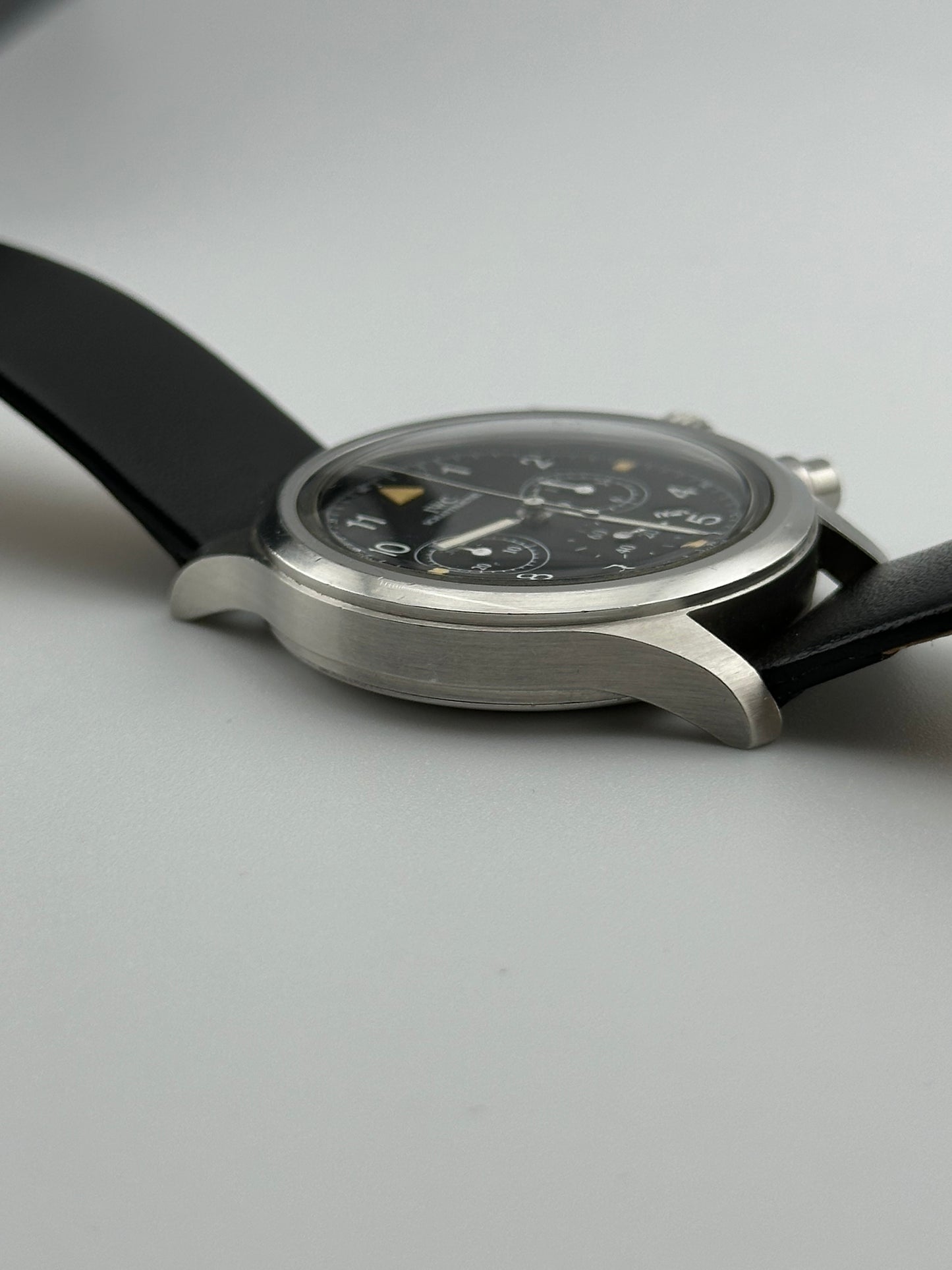 IWC Fliegerchronograph Pilot Watch - Black Dial