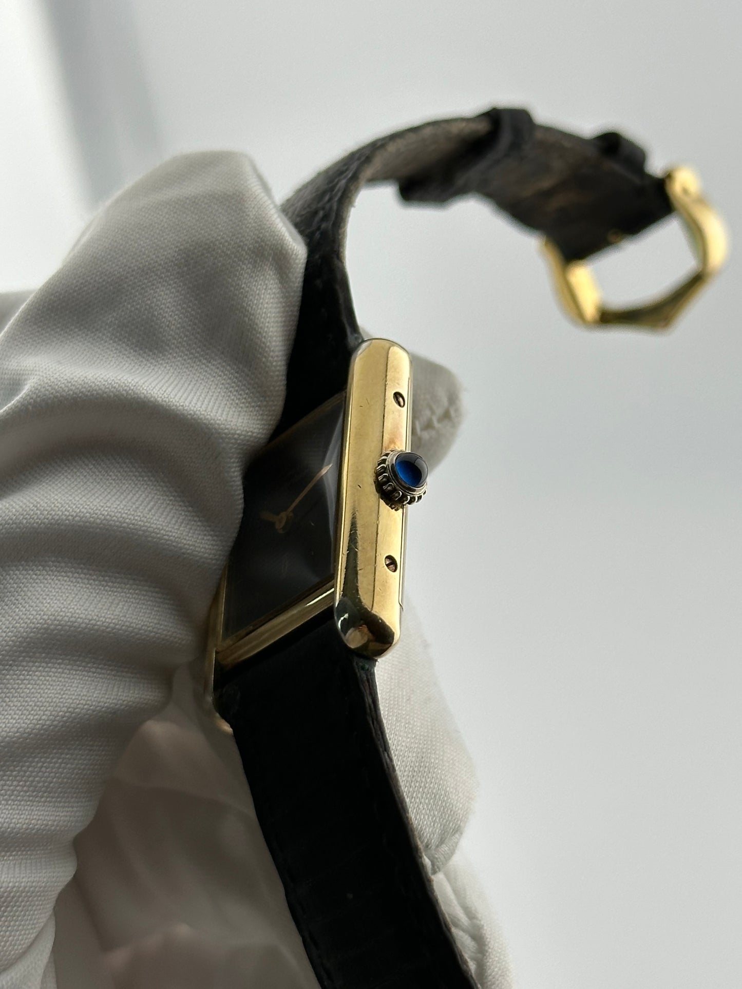 Cartier Must Tank Vermeil - Black 'Onyx' Dial